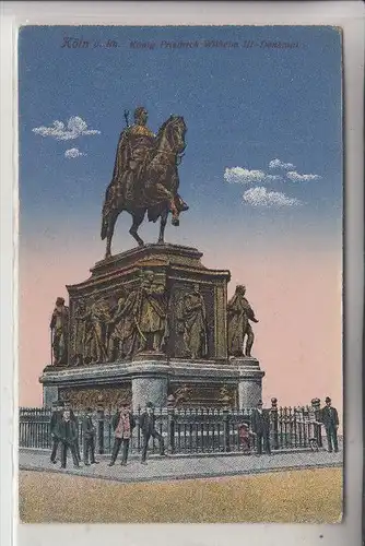 5000 KÖLN, Heumarkt, Kaiser Friedrich Wilhelm III Denkmal