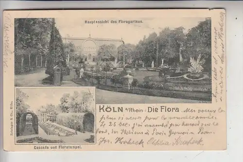 5000 KÖLN, FLORA, Hauptansicht, Cascade & Foratempel, 1903