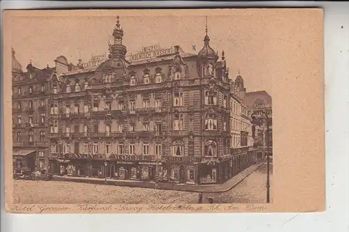 5000 KÖLN, Hotel Grosser Kurfürst -. Savoy Hotel, 1922