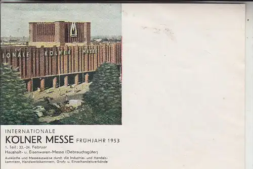 5000 KÖLN - DEUTZ, EREIGNIS, Kölner Messe 1953