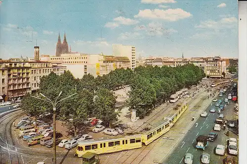 5000 KÖLN, Neumarkt, Strassenbahn, 1963