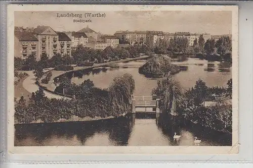 NEUMARK, LANDSBERG / Warthe, Stadtpark, 1931