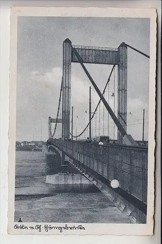 5000 KÖLN - MÜLHEIM, Mülheimer Brücke (Hängebrücke)