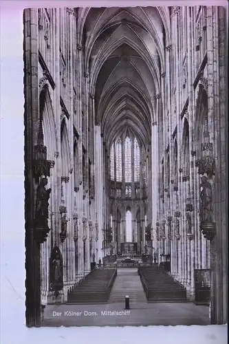 5000 KÖLN, KÖLNER DOM, Innenansicht Mittelschiff, Rheingoldserie