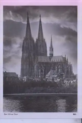 5000 KÖLN, KÖLNER DOM, Vorkriegsansicht vom Rhein, Rheingoldserie