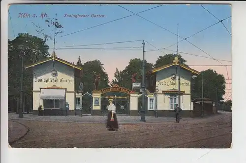 5000 KÖLN, ZOO - Haupteingang 1915