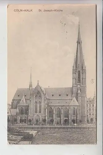 5000 KÖLN - KALK, St.Joseph-Kirche 1916
