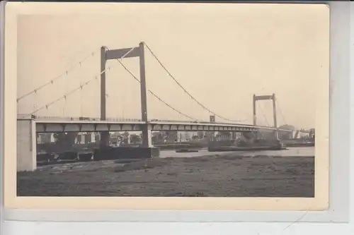 5000 KÖLN - MÜLHEIM, Mülheimer Brücke von Riehl aus gesehen, 1954, belg. Militärpost