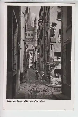 5000 KÖLN, Altstadt - Auf dem Rothenberg Ecke Salzgasse 196..