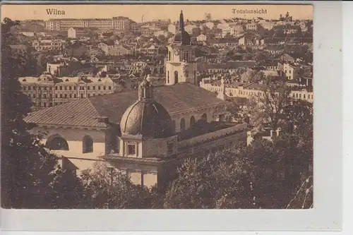 LT LITAUEN - WILNA / VILNIUS, Totalansicht 1917