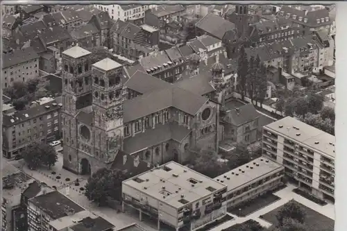 5000 KÖLN - DEUTZ, Kirche St.Heribert und Umgebung, Luftaufnahme