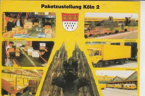 5000 KÖLN, POSTGESCHICHTE, Tag der offenen Tür Postamt Köln 2 Paketzustellung