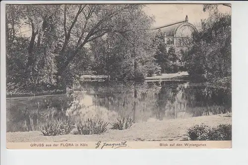 5000 KÖLN, FLORA - Blick auf den Wintergarten