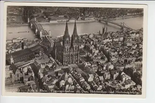 5000 KÖLN, Altstadt Luftaufnahme 1934