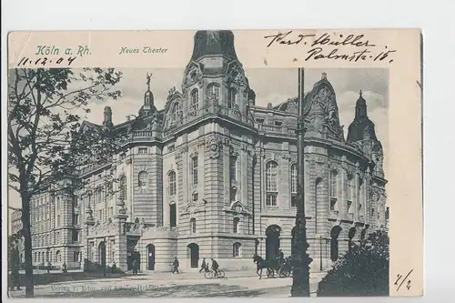5000 KÖLN, Neues Theater 1904