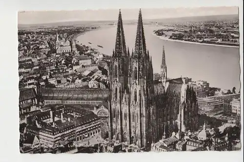 5000 KÖLN, KÖLNER DOM, Luftaufnahme, RHEINGOLD-SERIE