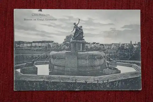 5000 KÖLN - MÜLHEIM, Brunnen am Königl. Gymnasium