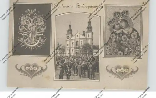 PL 33-300 KALWARIA ZEBRZYDOWSKA, 2 AK, mit und ohne rücks. AK-Einteilung