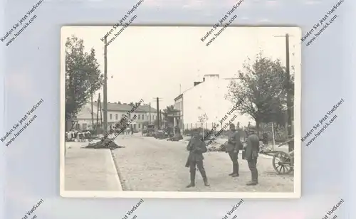 PL 27-500 OPATOW, 2.Weltkrieg, 2 Photos 10,5 x 7,5 & 9,3 x 6,2 cm