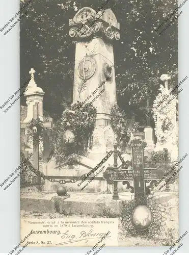 L 1000 LUXEMBURG STADT, Denkmal für die gefallenen französischen Soldaten 1870, (NELS)
