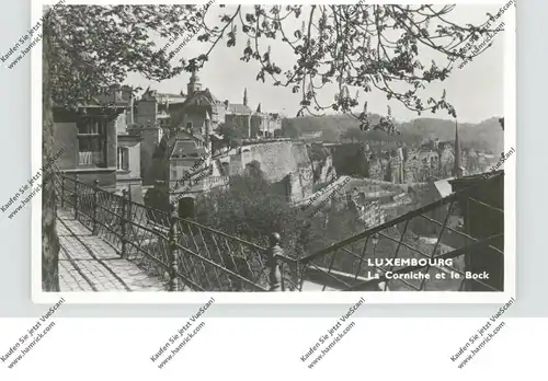 L 1000 LUXEMBURG STADT, La Corniche et le Bock, Edit. Sibenaler