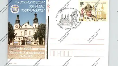 POLSKA - Visite Papst Johannes Paul II / Jana Pawla II, 5 Sonderpostkarten