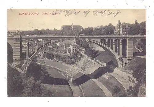 L 1000 LUXEMBURG STADT, Pont Adolphe, 1907, Bernhoeft No. 265