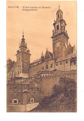 PL 30-000 KRAKOW, Königsschloss, 1917, deutsche Feldpost