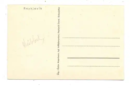 ISLAND / ICELAND - REYKJAVIK, Denkmal Jon Sigurdsson