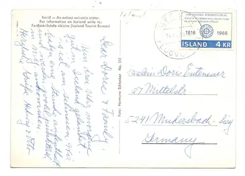 ISLAND - KARID, Volcanic Crater