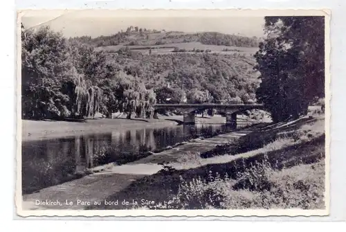 L 9200 DIEKIRCH, Park an Sauerufer, 1963