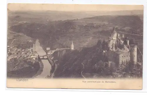 L 9400 VIANDEN, Panorama, 1906, NELS Metz,, Serie 11, No. 2