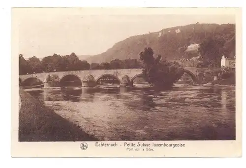 L 6400 ECHTERNACH, Brücke über die Sauer