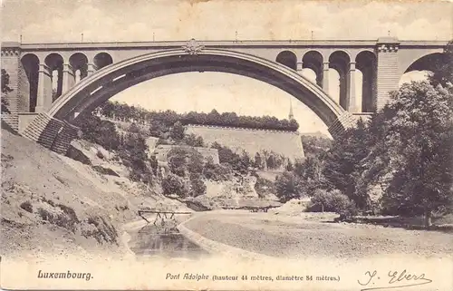L 1000 LUXEMBURG, Pont Adolphe