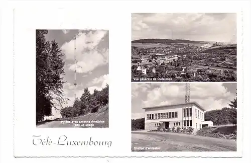 L 3590 DÜDELINGEN, Tele Luxemburg Station, Ortsansicht, 1958