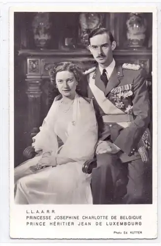 L 1000 LUXEMBURG, Monarchie, Prinz Jean & Prinzessin Josephine
