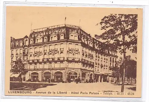L 1000 LUXEMBURG, Hotel Paris Palace