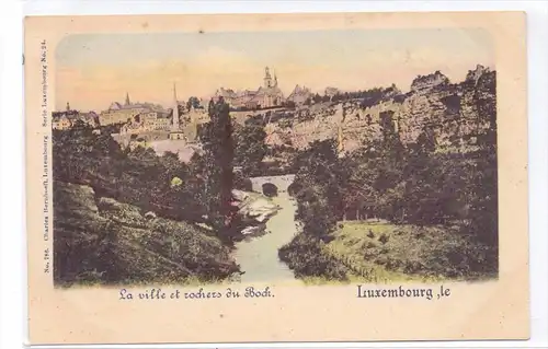 L 1000 LUXEMBURG, Stadt & Bock Felsen, Bernhoeft