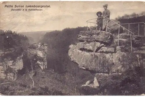 L 6400 ECHTERNACH, Belvedere / Kohlscheuer, Bellwald, kl. Mängel