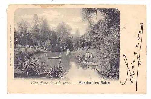 L 5600 BAD MONDORF, Parkteich, Bernhoeft-Lux.