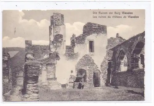 L 9400 VIANDEN, Ruine, Verlag: Schumacher, Randmängel