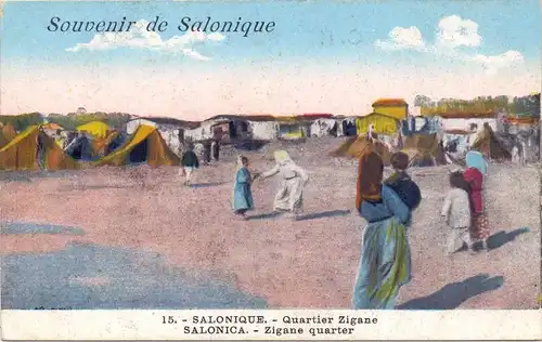 GR 54000 THESSALONIKI, Quartier Zigane/ Zigeuner-Viertel / Gypsies / Gitan / Gitano