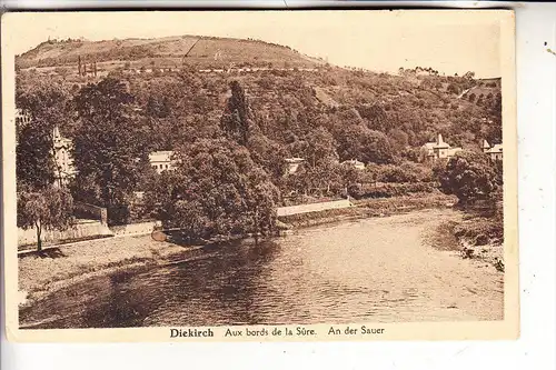 L 9200 DIEKIRCH, Partie an der Sauer, 192...