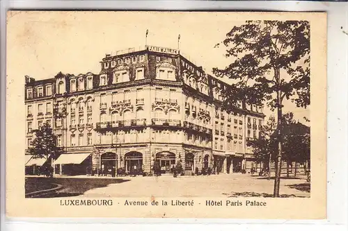 L 1000 LUXEMBURG, Hotel Paris Palace, 1932