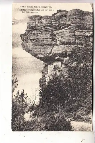 L 6400 ECHTERNACH, Luxemburger Schweiz, Sentier des touristes aux environs des sept. gorges., Bellwald