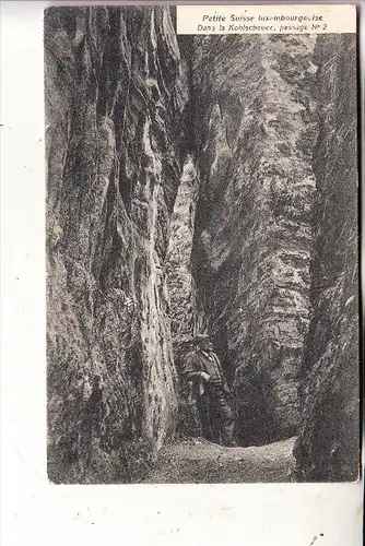 L 6400 ECHTERNACH, Luxemburger Schweiz, Dans la Kohlscheuer, passage No. 2, Bellwald