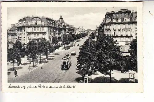 L 1000 LUXEMBURG, Place de Paris, Tram