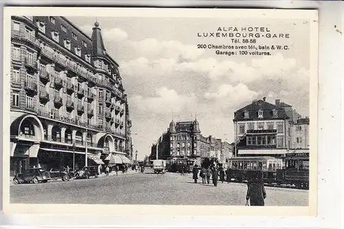 L 1000 LUXEMBURG, Alfa-Hotel, Strassenbahn - Tram