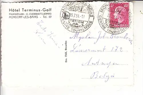 L 5600 BAD MONDORF, Hotel Terminus Golf, 1951