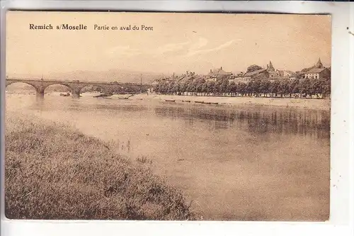 L 5500 REMICH, Moselpartei an der Brücke